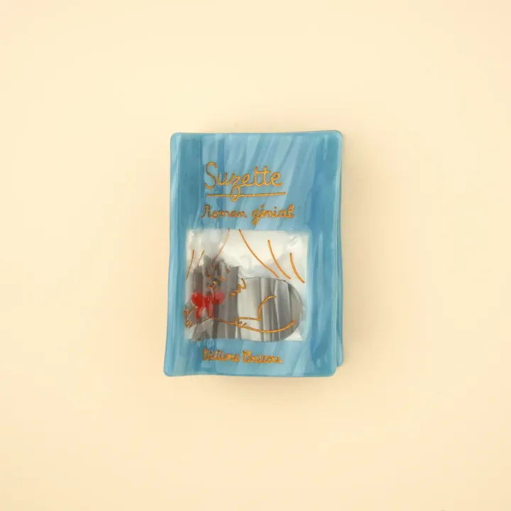 coucou-suzette-accessoire-accessory-cadeau-gift-tendance-mode-trendy-fashion-douce-france-french-frenchy-pince-cheveux-hair-claw-roman-book-bleu-blue-HD1