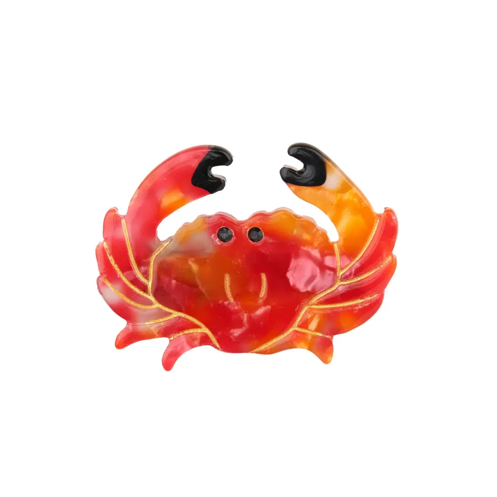 coucou-suzette-accessoire-accessory-cadeau-gift-tendance-mode-trendy-fashion-nouvelle-vague-coquillages-crustaces-splash-barrette-cheveux-hair-claw-clip-crabe-crab-orange3