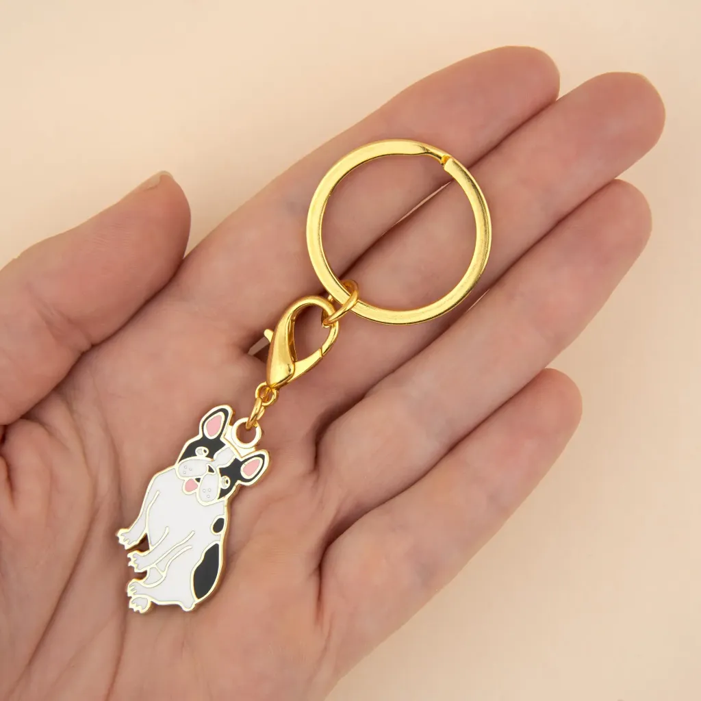 coucou-suzette-accessoire-accessory-cadeau-gift-tendance-mode-trendy-fashion-ouaf-woof-chien-dog-bouledogue-bulldog-porte-cle-clefs-key-ring-black-white-noir-blanc1