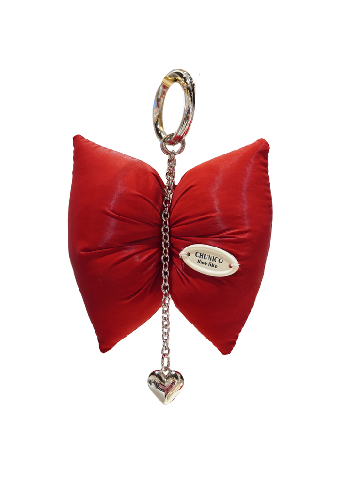 蝴蝶結包吊飾 Dewy Ribbon keyring-紅