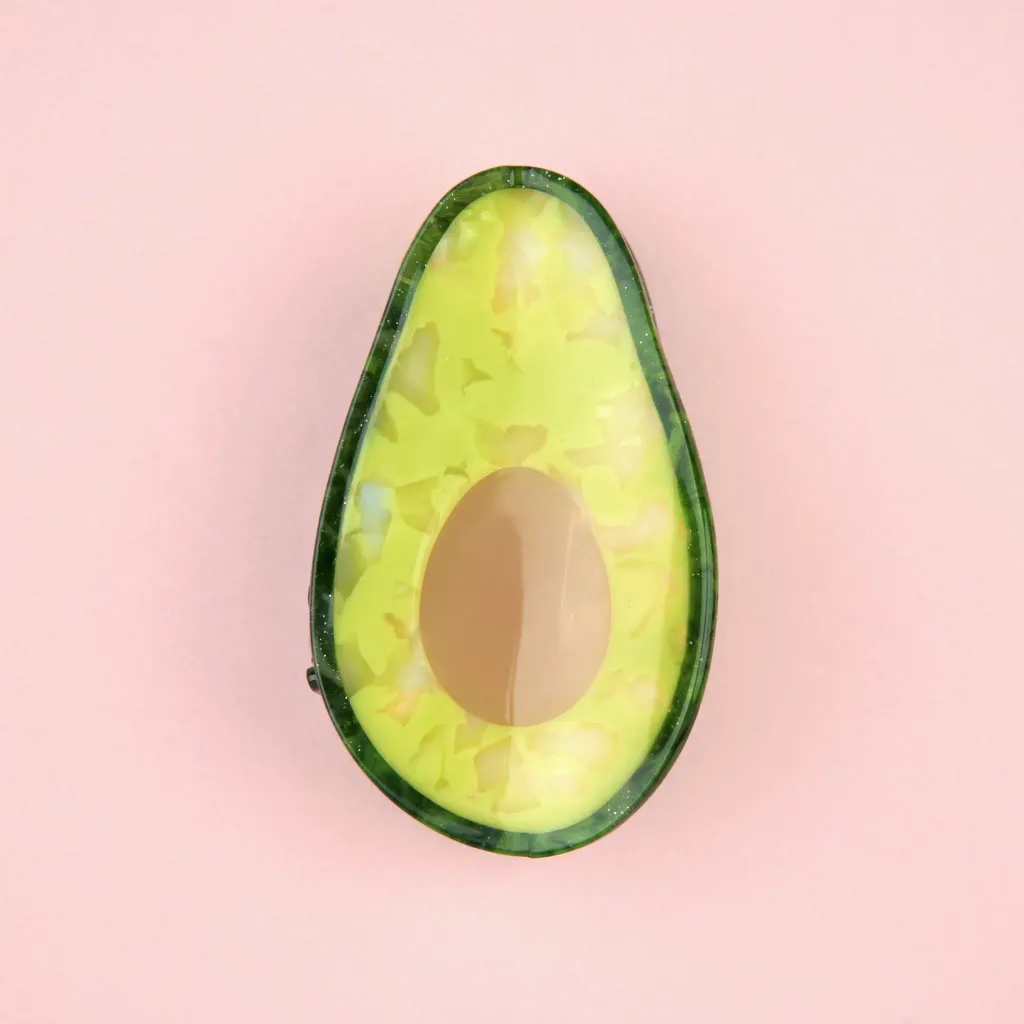 coucou-suzette-accessoire-accessory-cadeau-gift-tendance-mode-trendy-fashion-vitamine-vitamin-pince-cheveux-hair-claw-ete-summer-avocat-avocado-fruit-vert-green