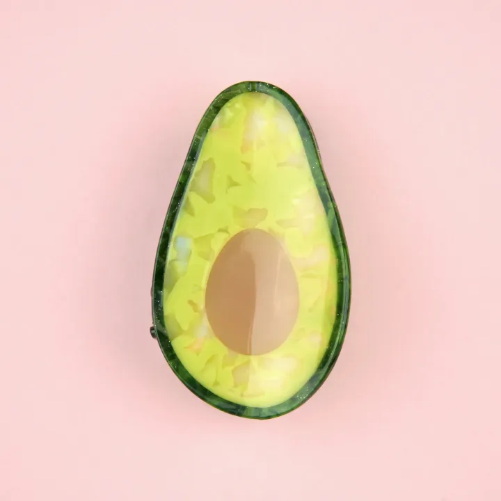 coucou-suzette-accessoire-accessory-cadeau-gift-tendance-mode-trendy-fashion-vitamine-vitamin-pince-cheveux-hair-claw-ete-summer-avocat-avocado-fruit-vert-green