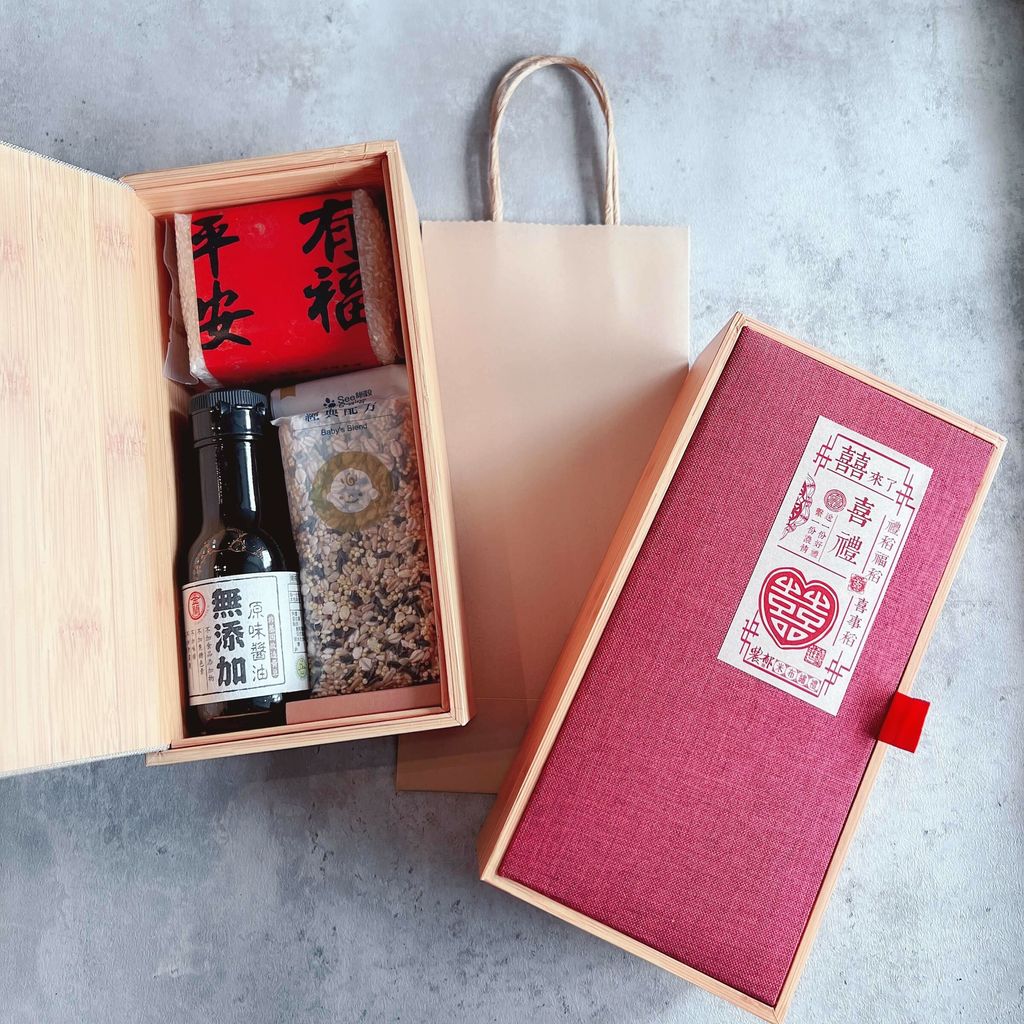 【農郁Gift】平安康壽竹福醬稻/組合農禮-添味好醬油+康健多穀添食包+添福好米包
