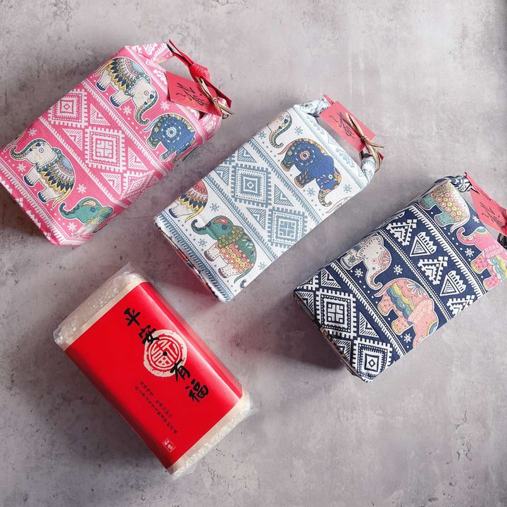 【農郁Gift】禾米繫情-米滿福祥(美滿福象)系列-布提米禮1kg