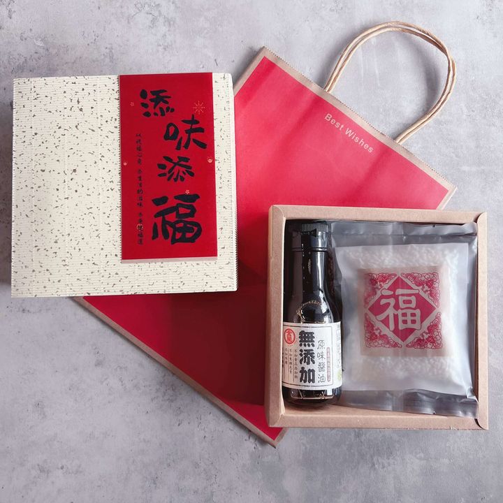 【農郁Gift】添味添福組合農禮-添味好醬油+長情蔬果麵+添福好米包+添食多穀包