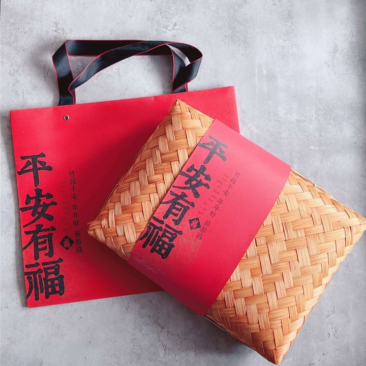 【農郁Gift】平安有福-真竹編款米禮盒組