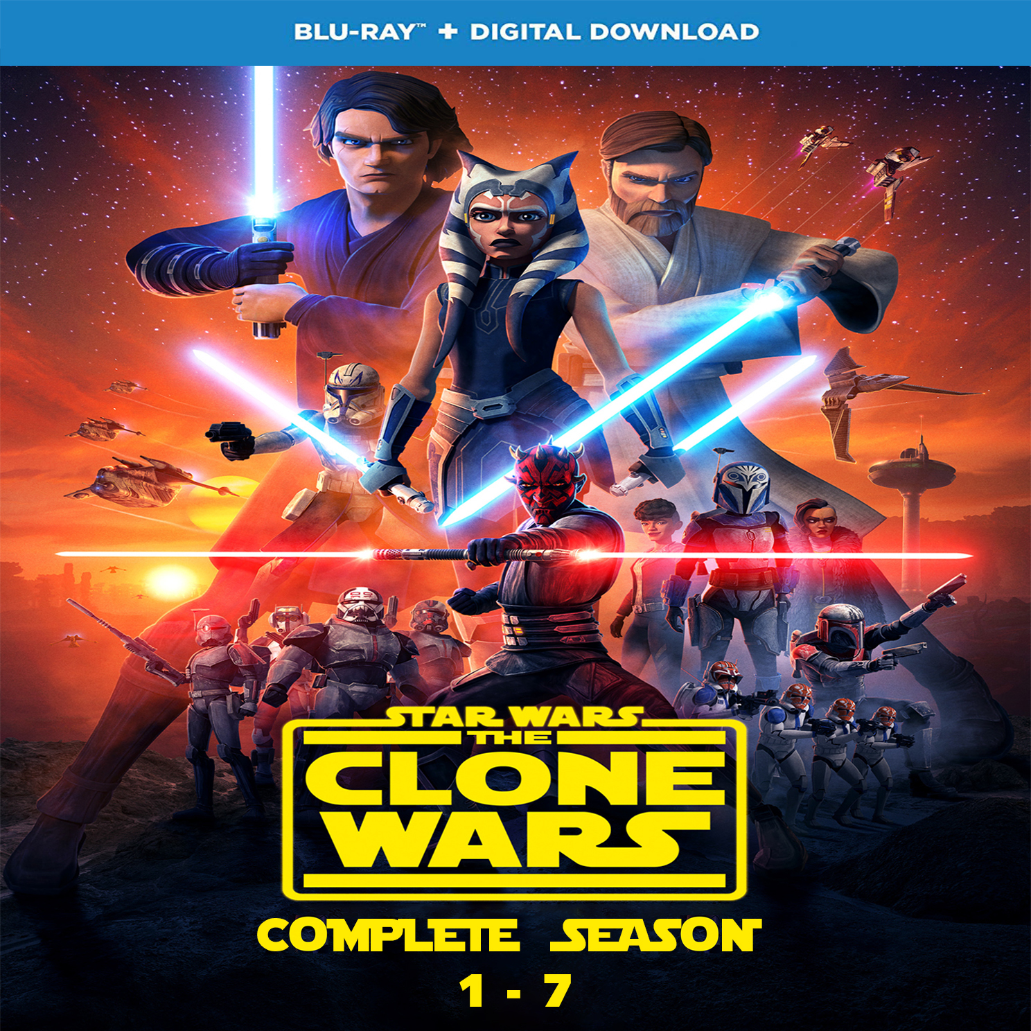 Star Wars - The Clone Wars (Complete Series Season 1-7) – The RUXX Store