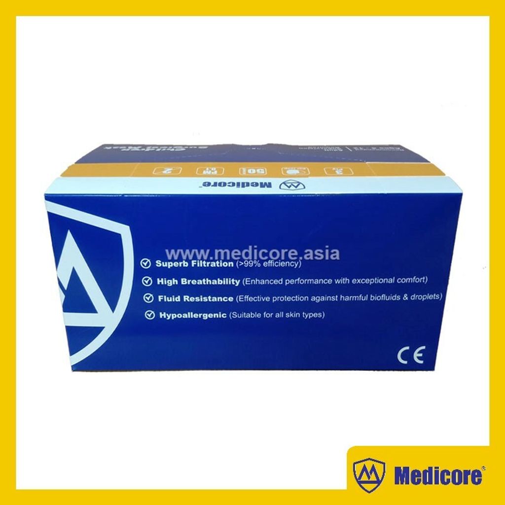 MEDICORE CHILDREN 3 PLY SURGICAL MASK 50's – MEDICORE ASIA