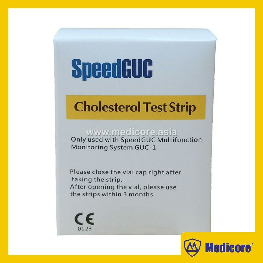 Speedguc Cholesterol Test Strip 10s Medicore Asia 