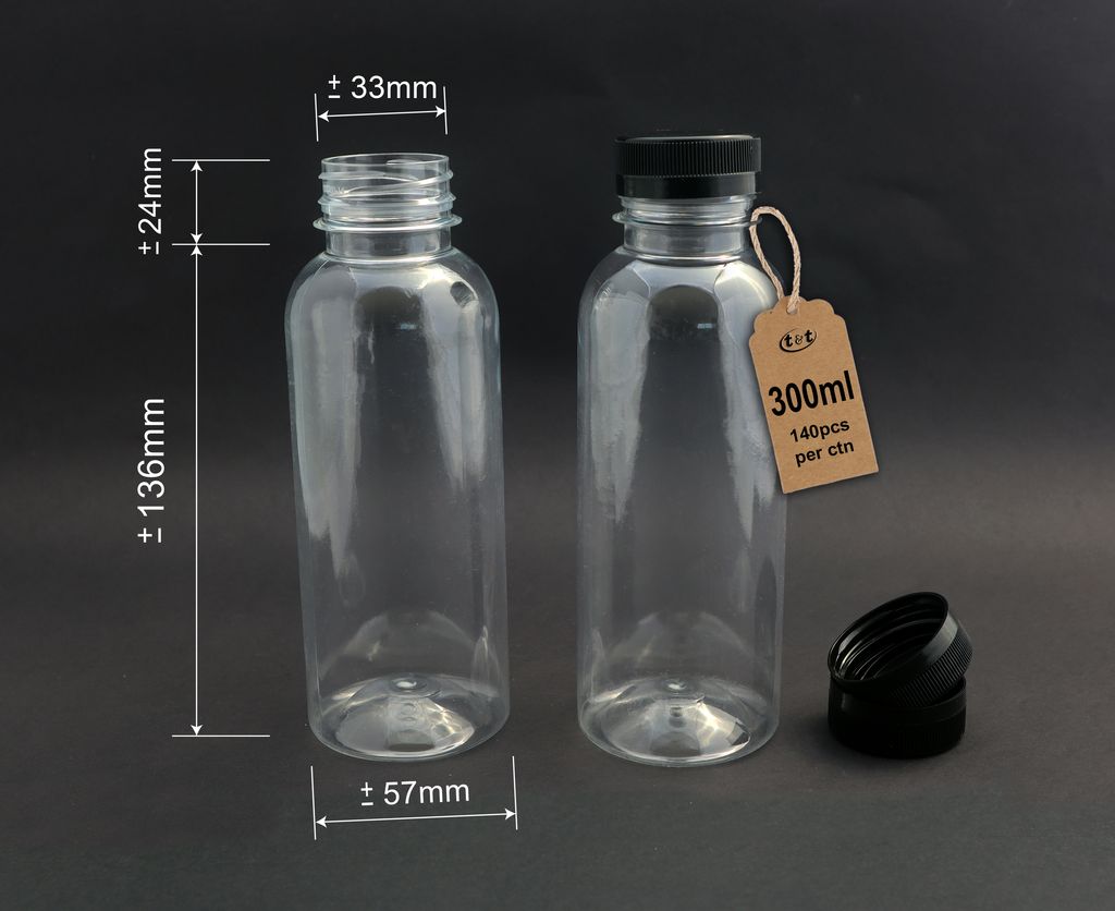 Flat - 300ml - big mouth