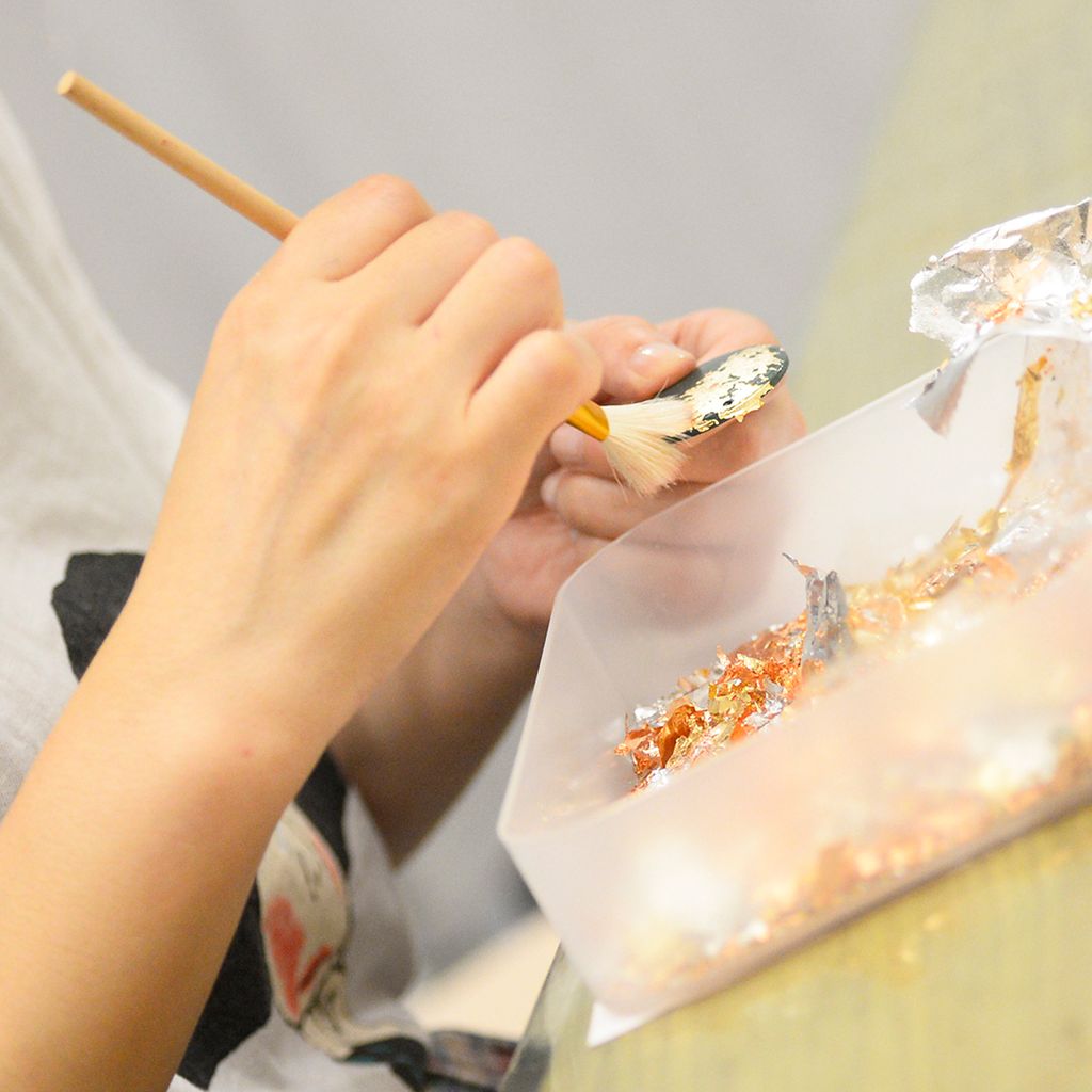 Earth Tone 黃銅漆器鑰匙圈01