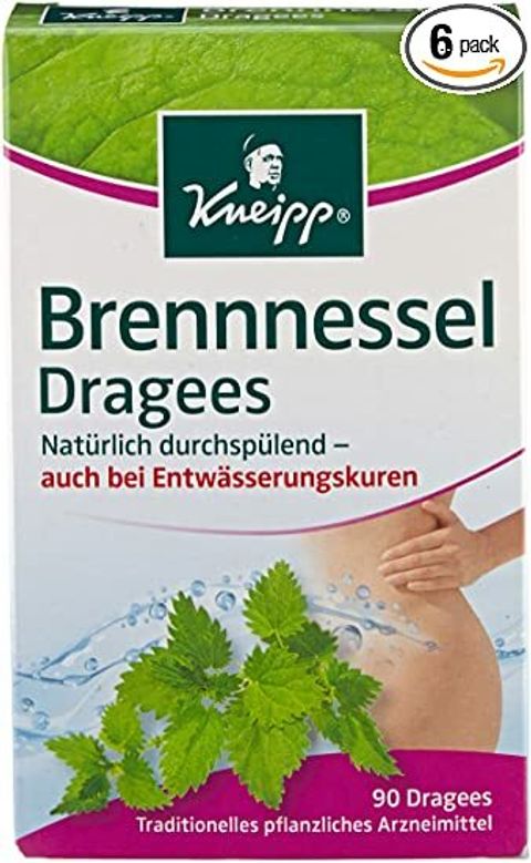 德國克奈圃kneipp brennnessel 蕁麻精華蕁麻葉排水修身片90入*2 = 180 (紅豆水可參考) 兩個月用量– Bison  Germany