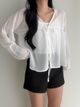 WHITE FREE SIZE 6695