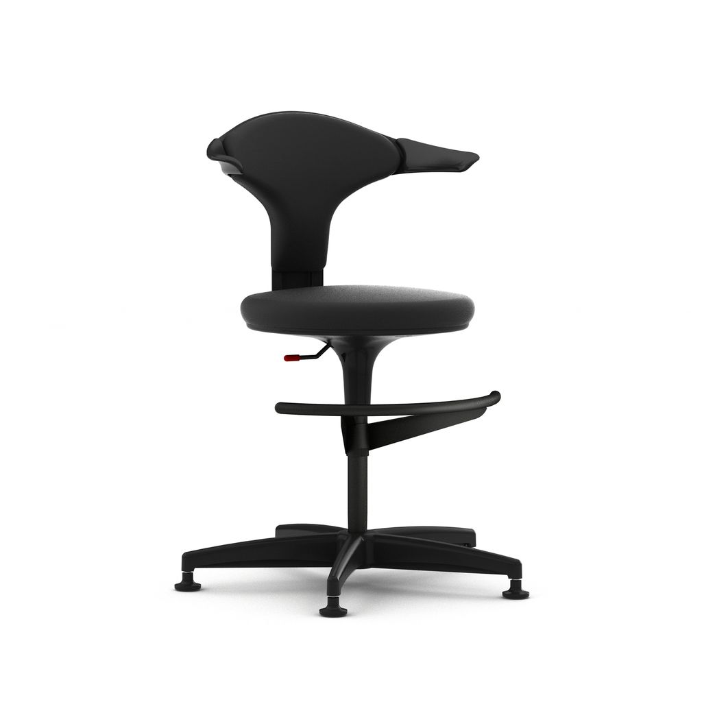 gingko highstool parts render_studbase_black