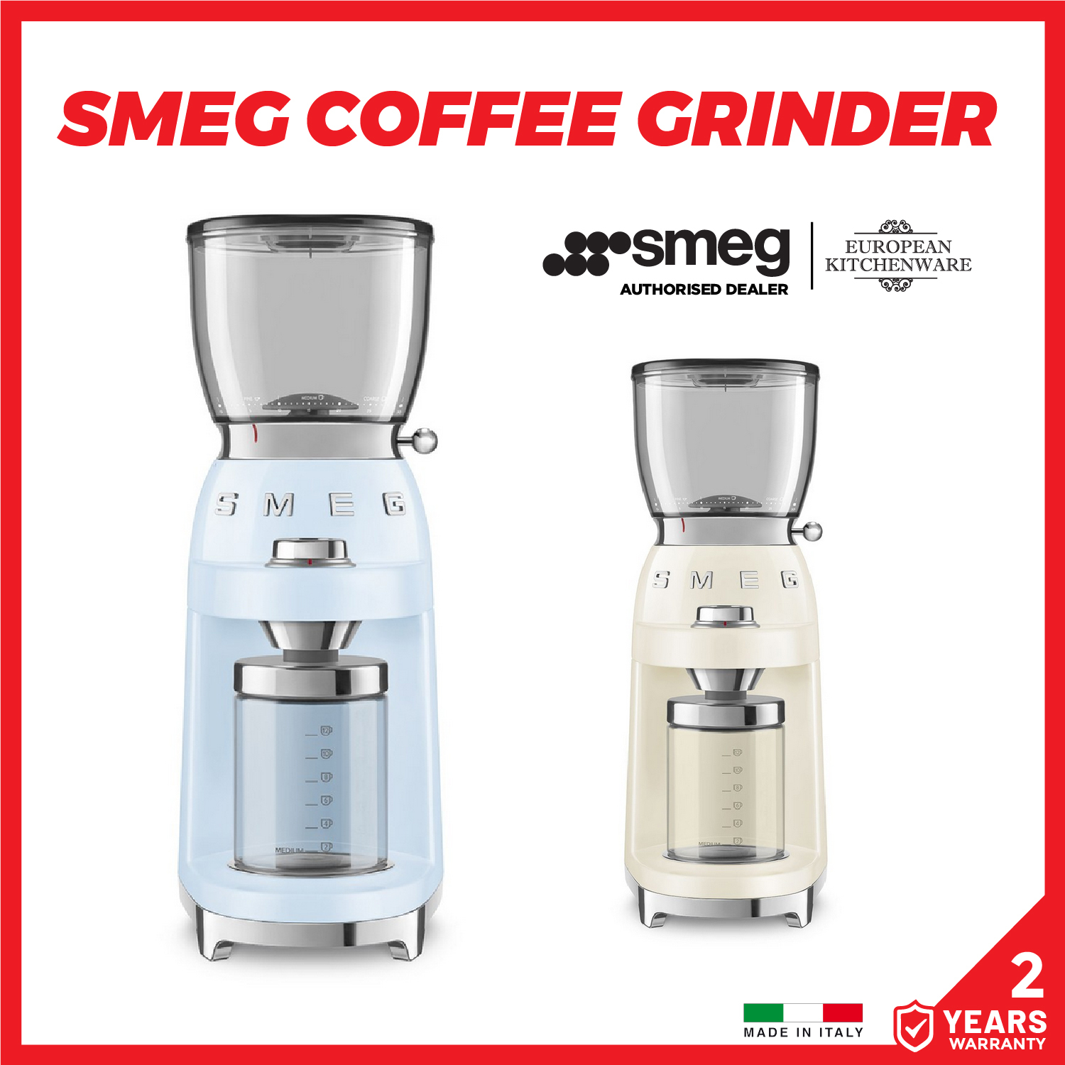 Smeg Coffee Grinder – European Kitchenware