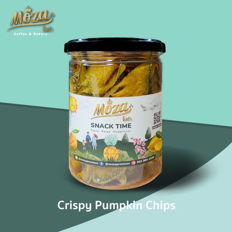 โมซ่า ฟักทองกรอบ แบบบาง  MoZa Crispy Pumpkin Chips-02.jpg