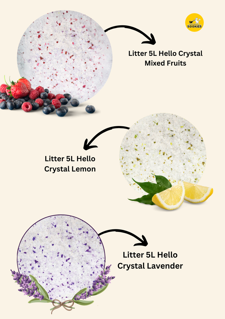 Litter 5L Hello Crystal Lavender