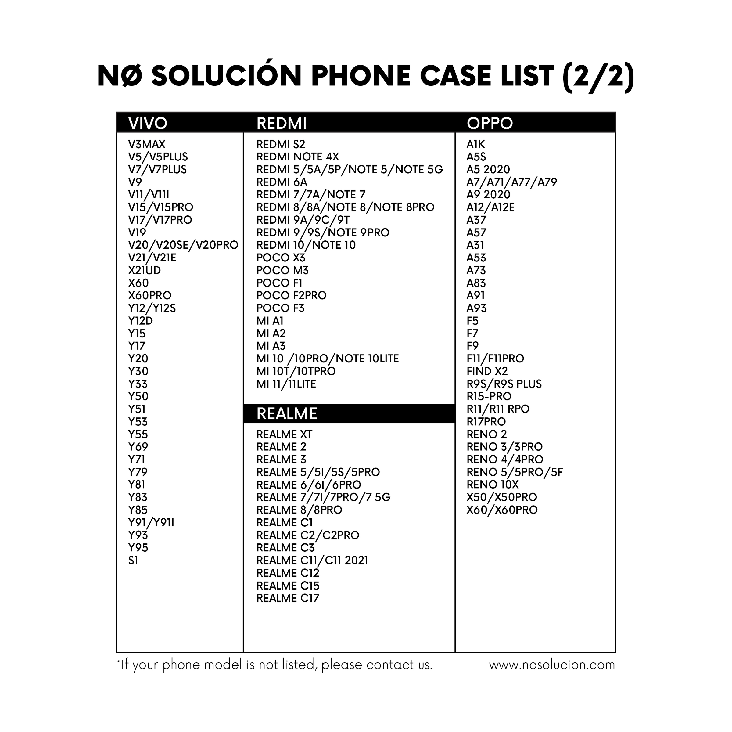 LIST PHONE CASE-02