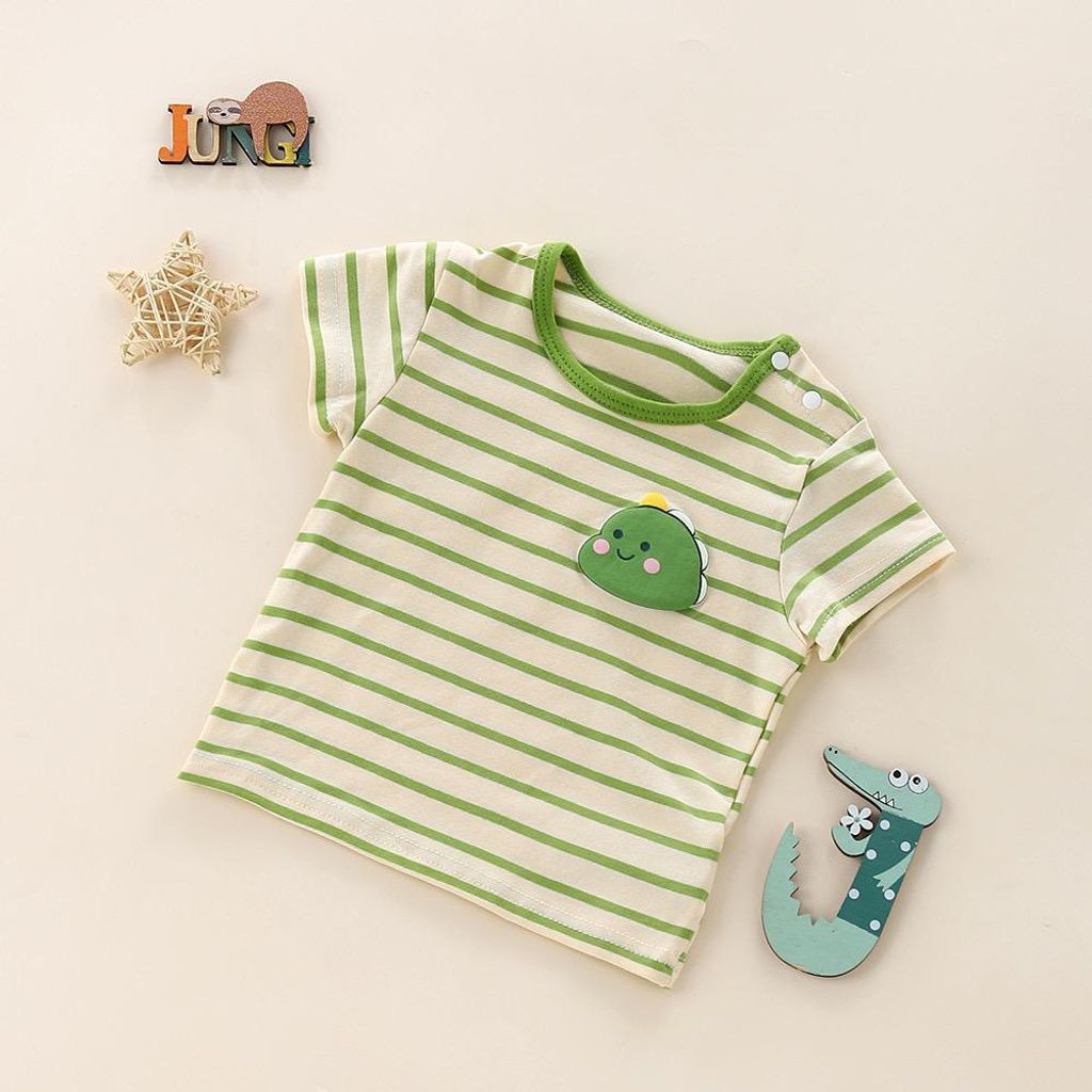 Green Dino Romper with Cute Tail 4