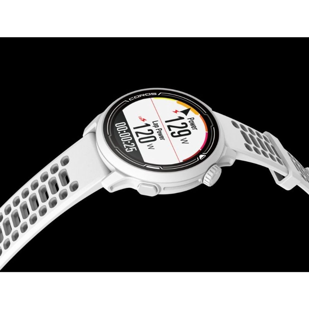 Coros - PACE 2 Premium GPS Sport Watch with Nylon Strap - White