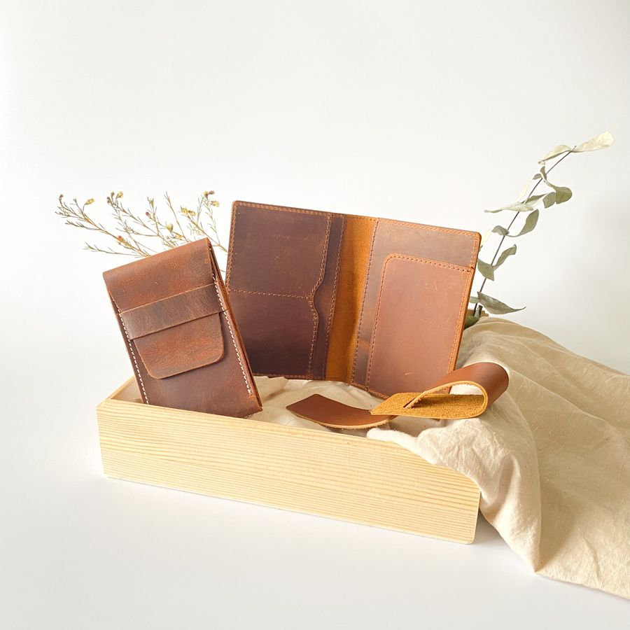 Align Co | Leather Goods Malaysia | LEATHER GIFT SET