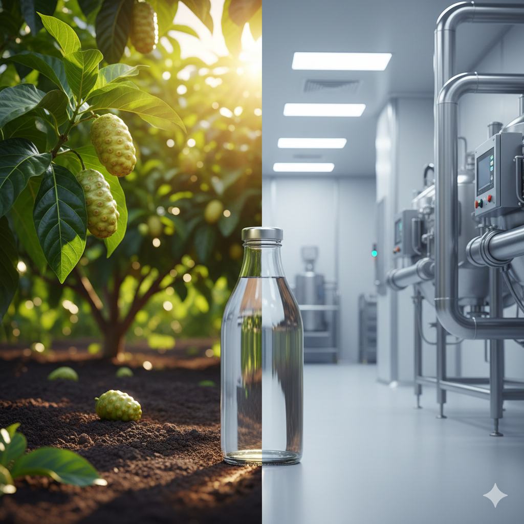 諾麗果產業生產條件與製程技術之深度解析：從農業科學到精密製造的價值權衡