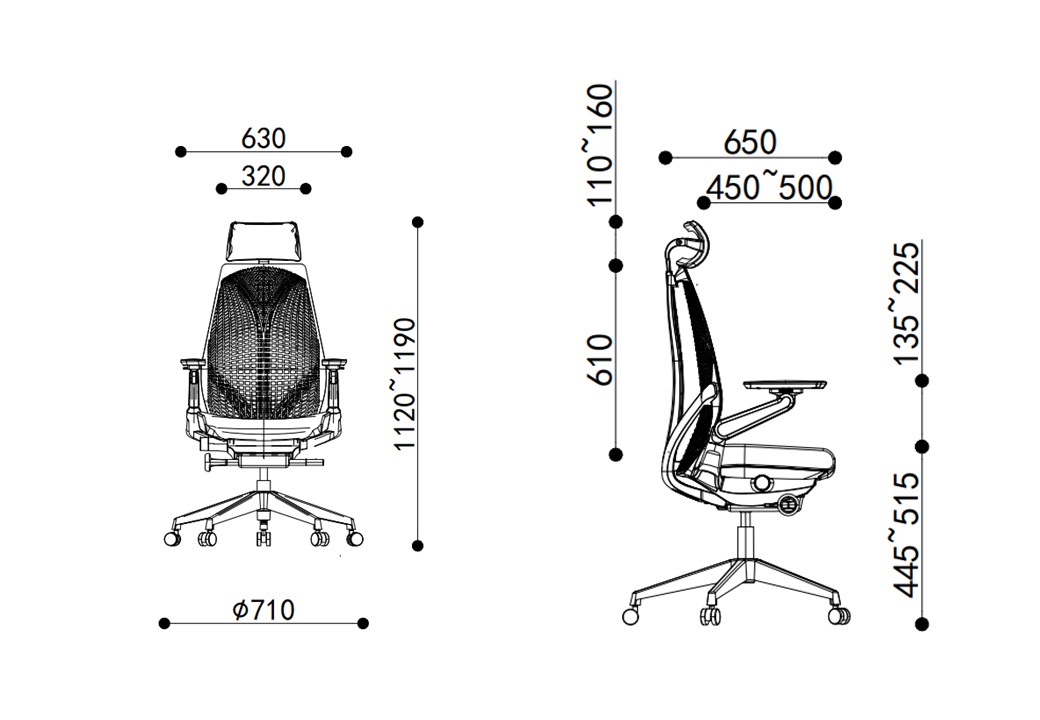 NEST Ergonomic Office Chair Size 1 NEST Ergonomic Office Chair Size 1