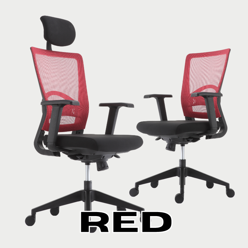 The 08 Office Chair red variant