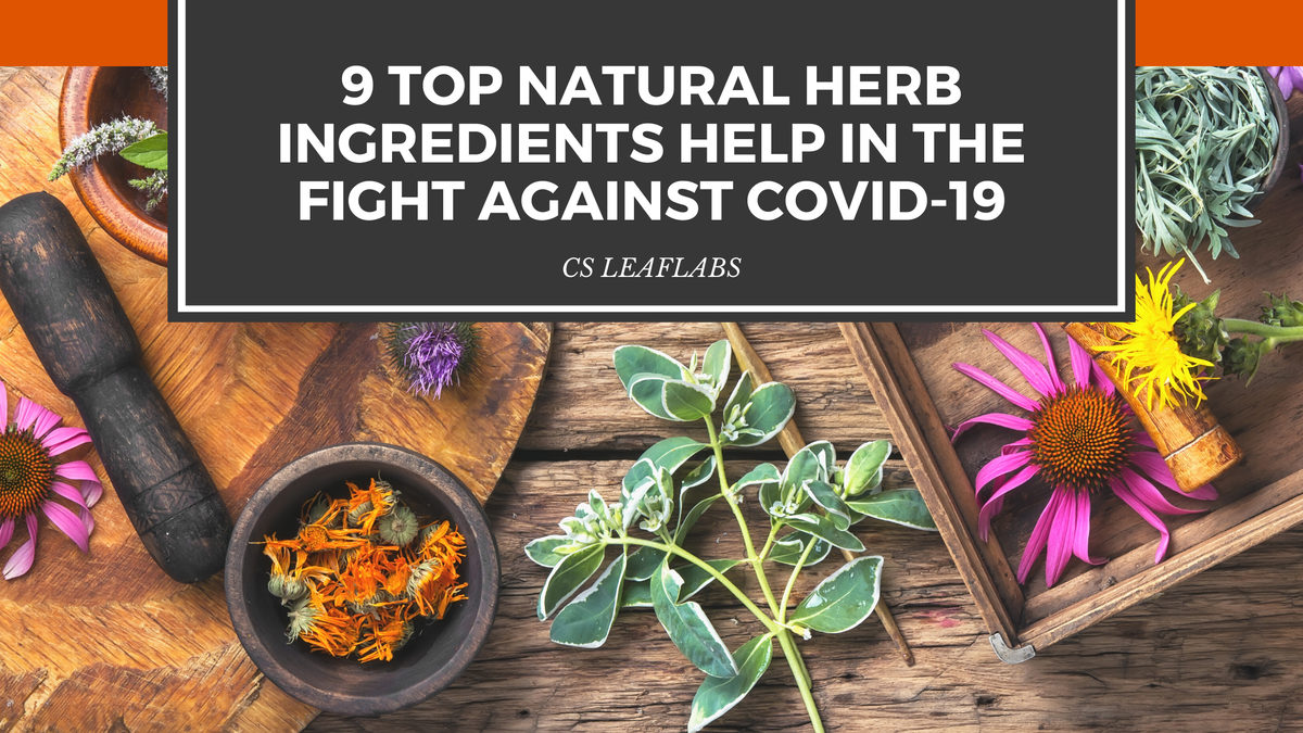 9 Top Natural Herb Ingredients help in the Fight Against COVID-19