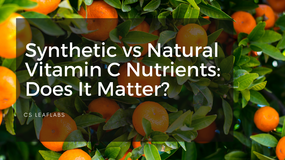 Synthetic vs Natural Vitamin C Nutrients: Does It Matter?