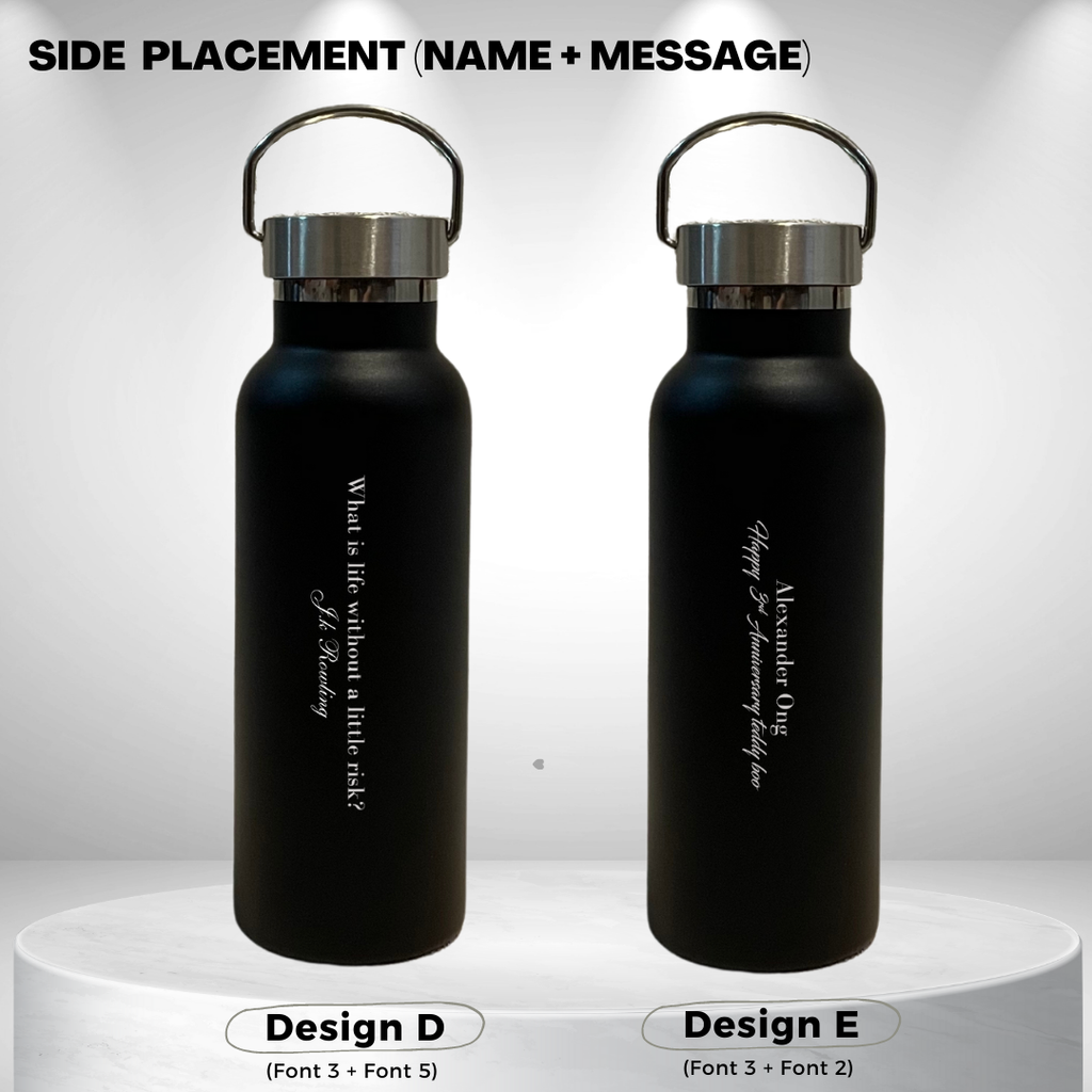 Gift Set) Personalized Thermos - Laser Engraving – Sleek Peek Co