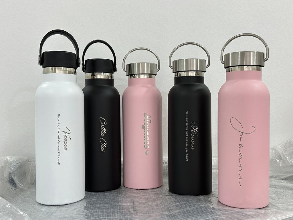 Personalized Thermos Bottle With Engraving Fairly Socially