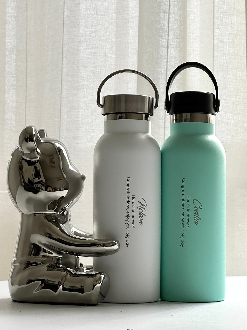 Personalized Thermos Bottle With Engraving Fairly Socially