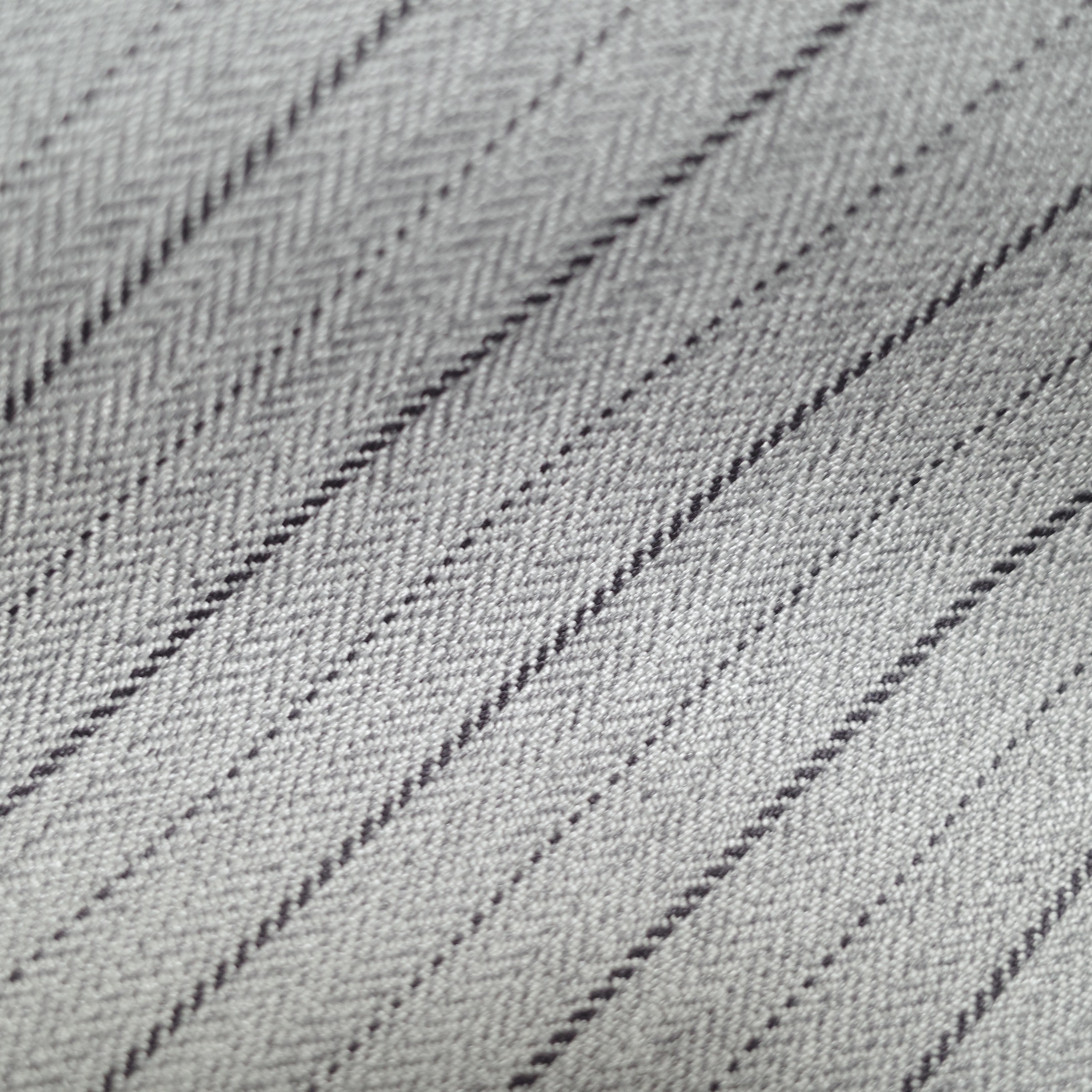 灰黑直紋褶皺西裝彎刀褲6