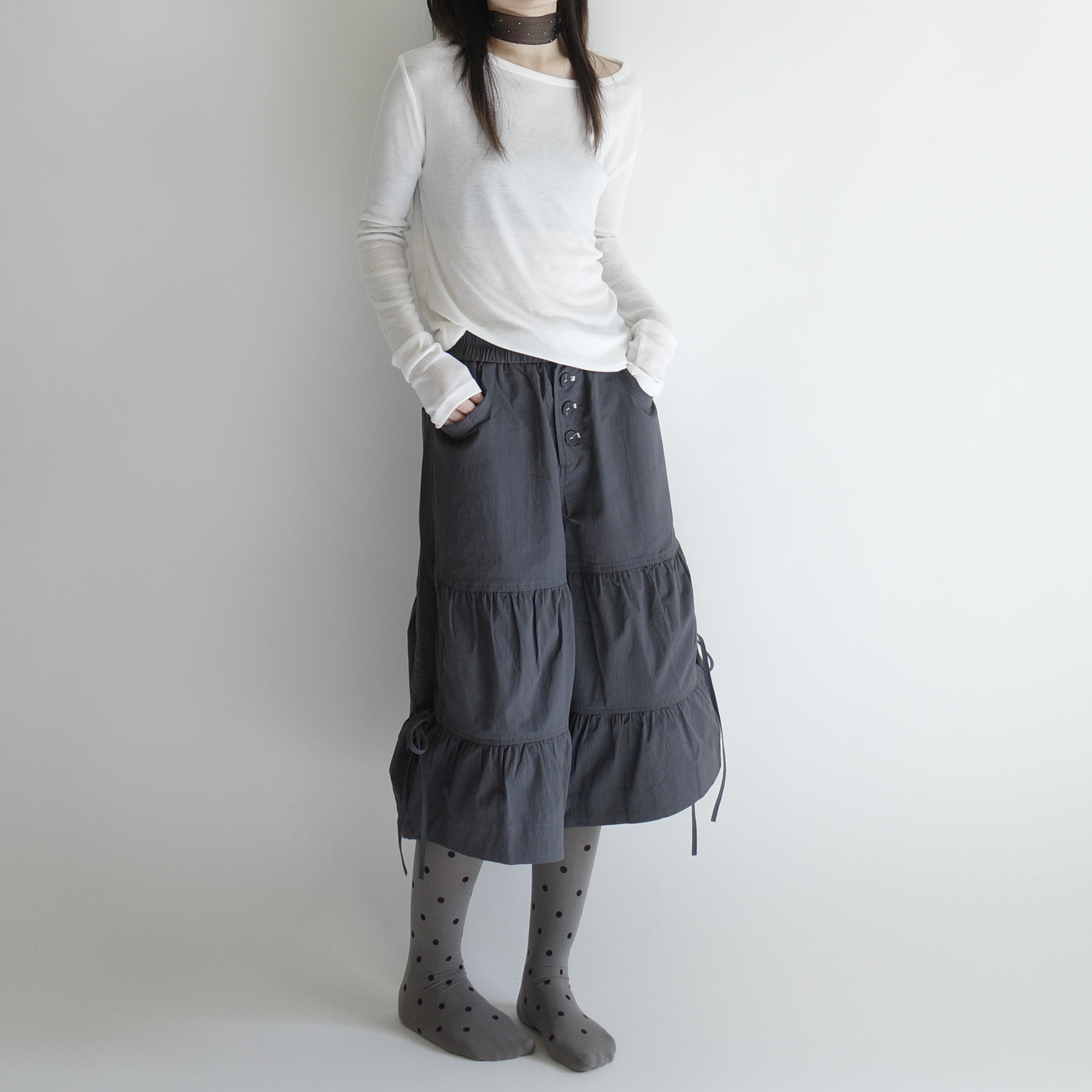 波點高筒襪3
