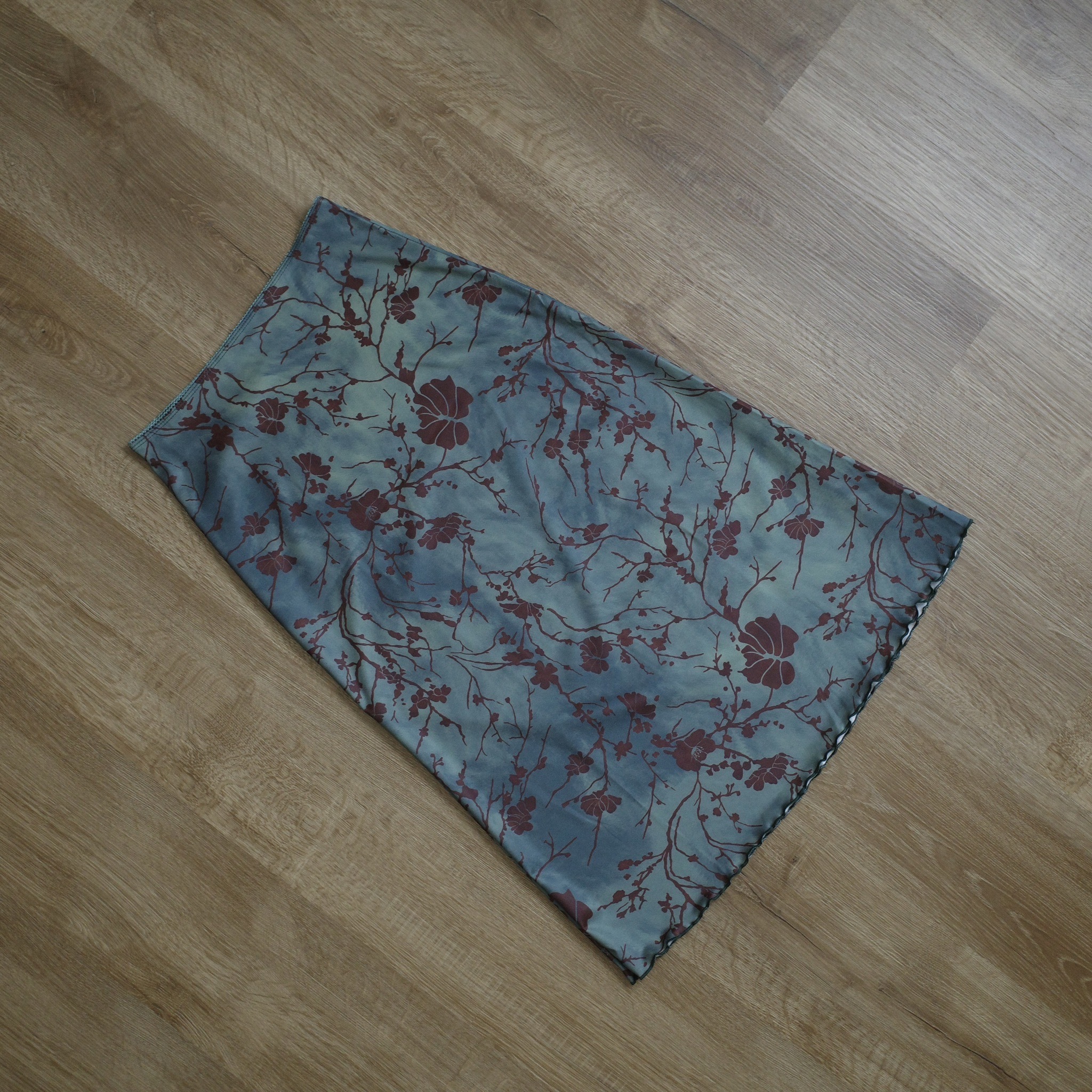 藤蔓翠綠木耳邊裙3