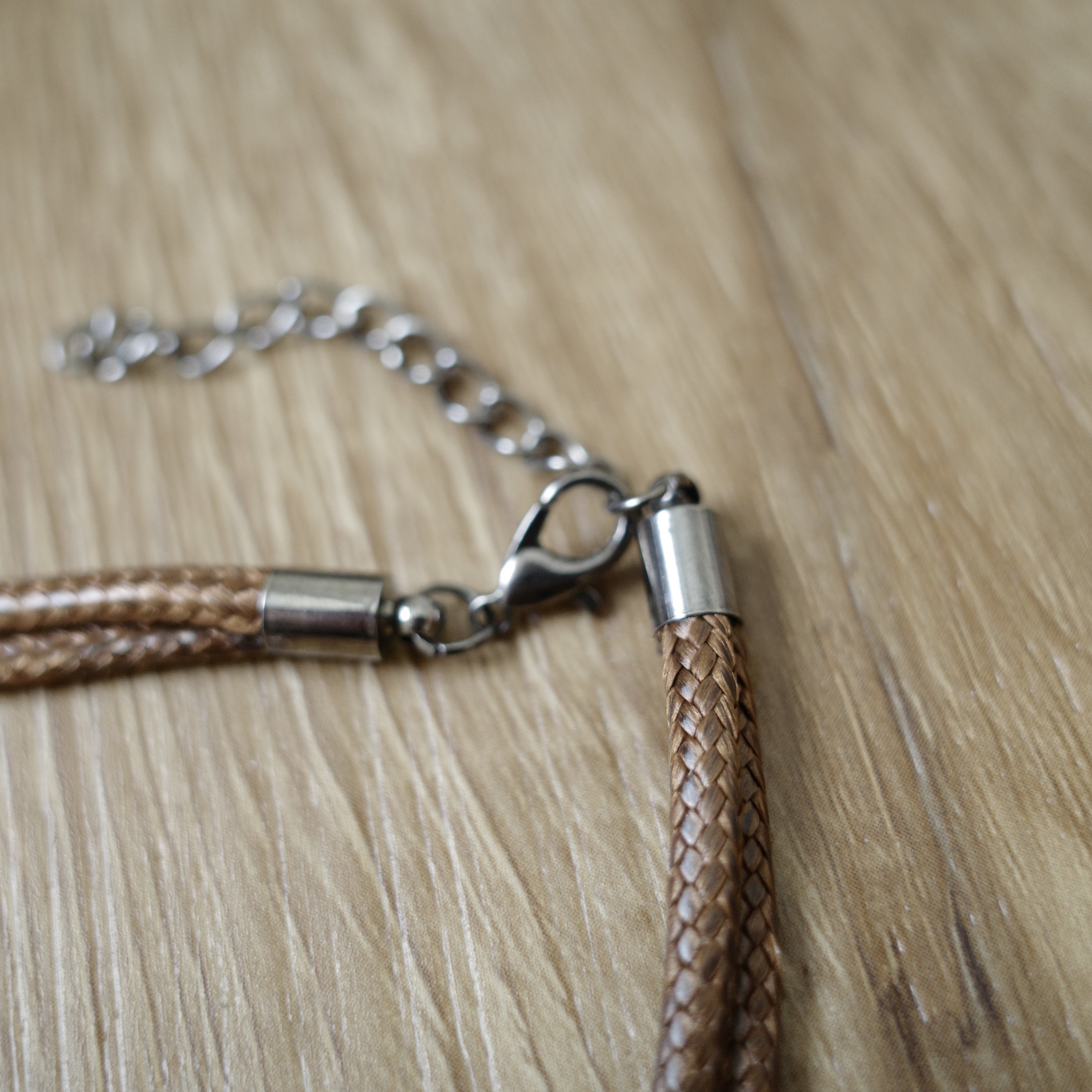 鏤空葉蠟線長鏈3