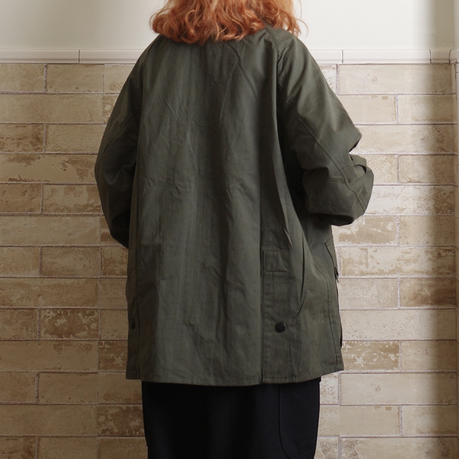 軍綠復古狩獵外套1