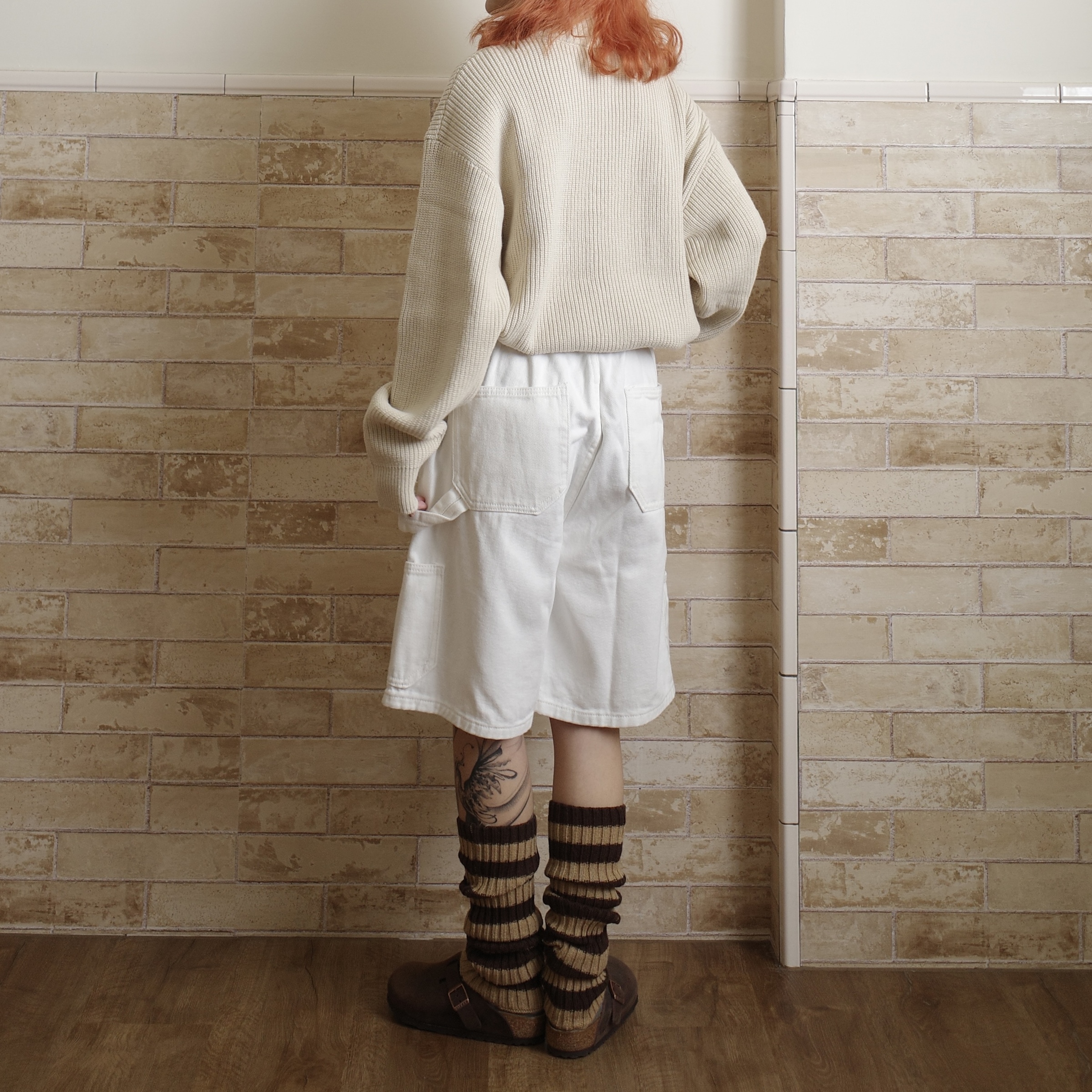 半拉鍊立領針織毛衣4