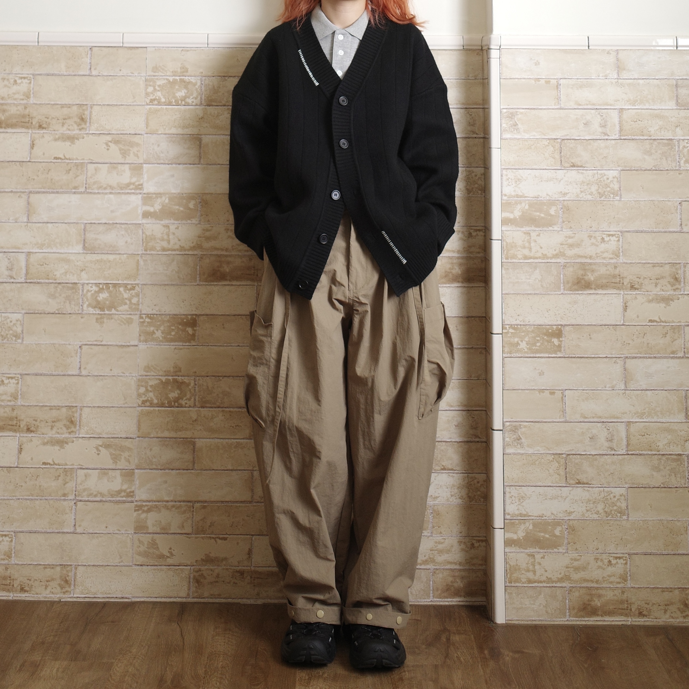 直紋開襟針織衫4