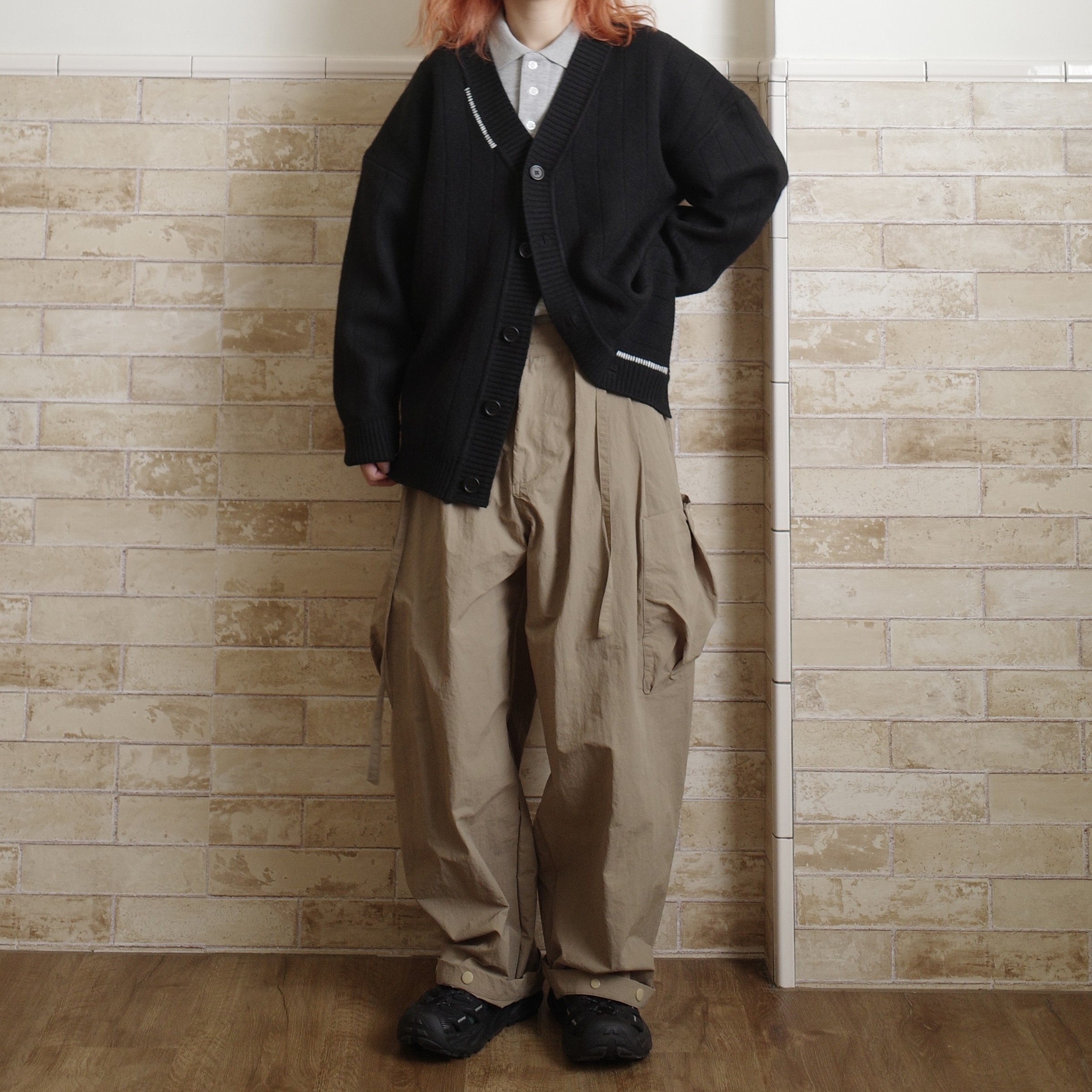 直紋開襟針織衫6