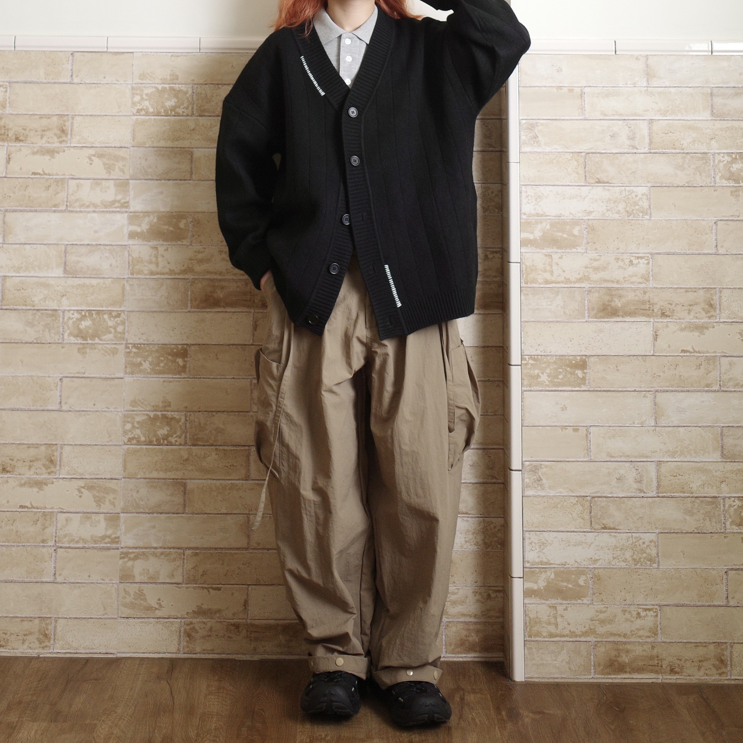 直紋開襟針織衫5