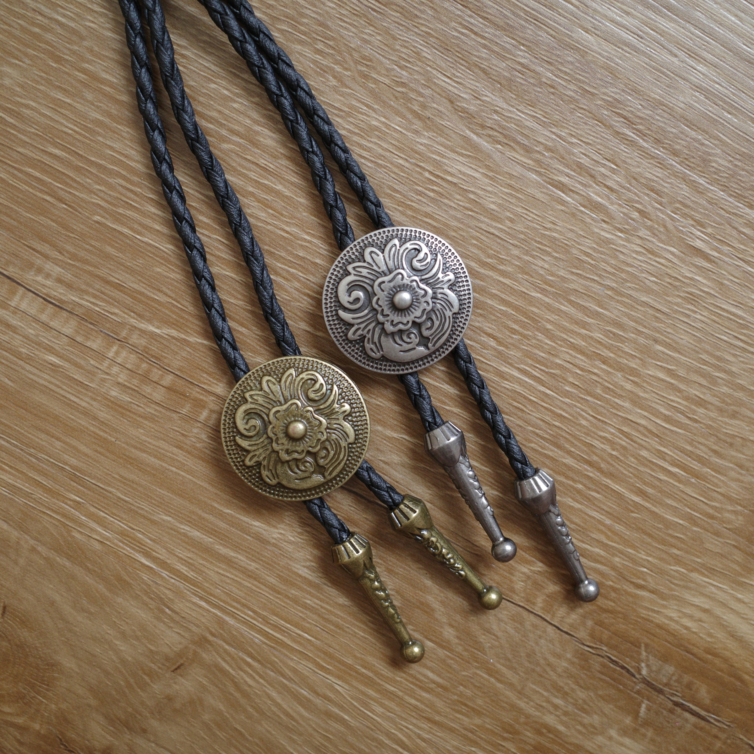 圓形雕花保羅領帶