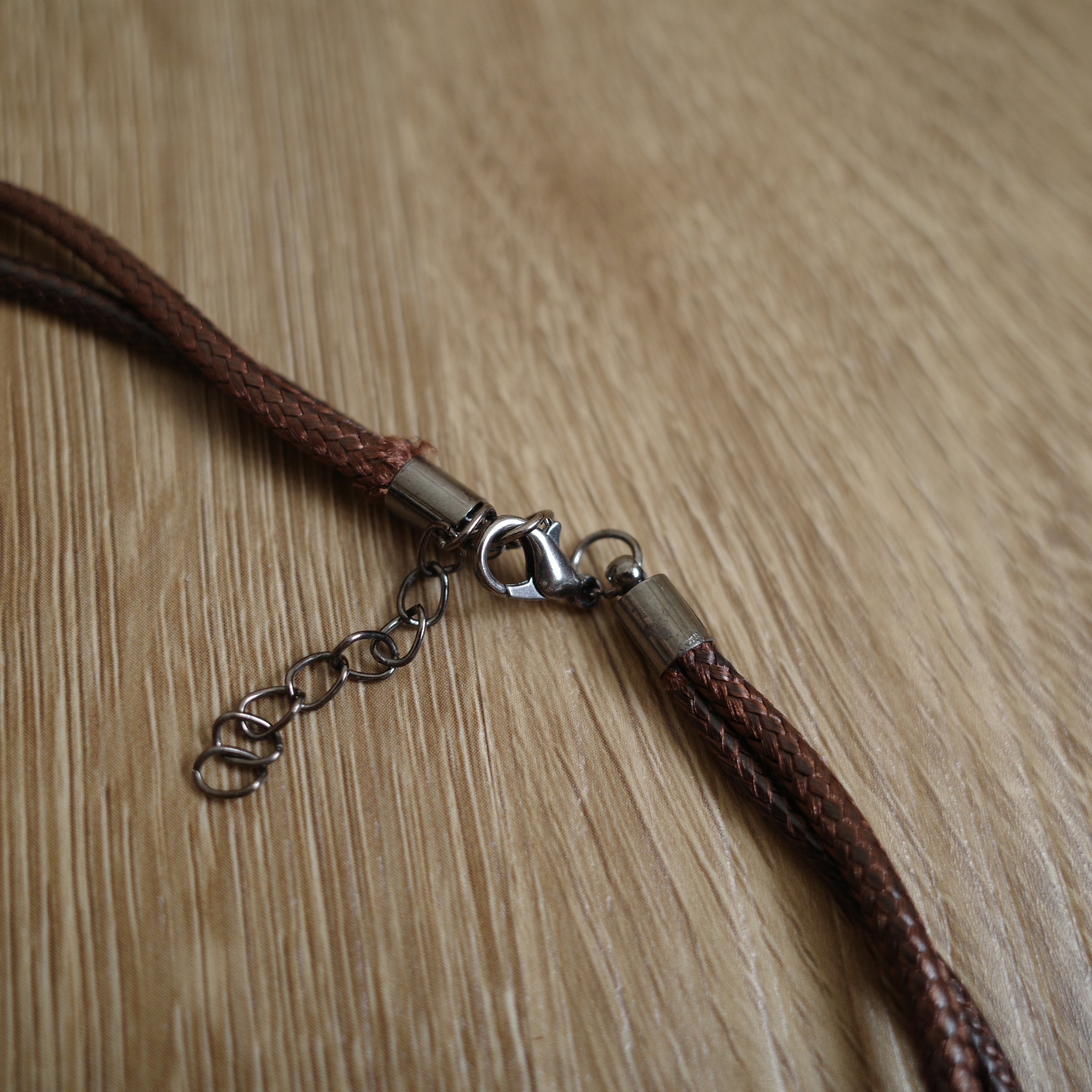 松石羽毛蠟線長鏈3