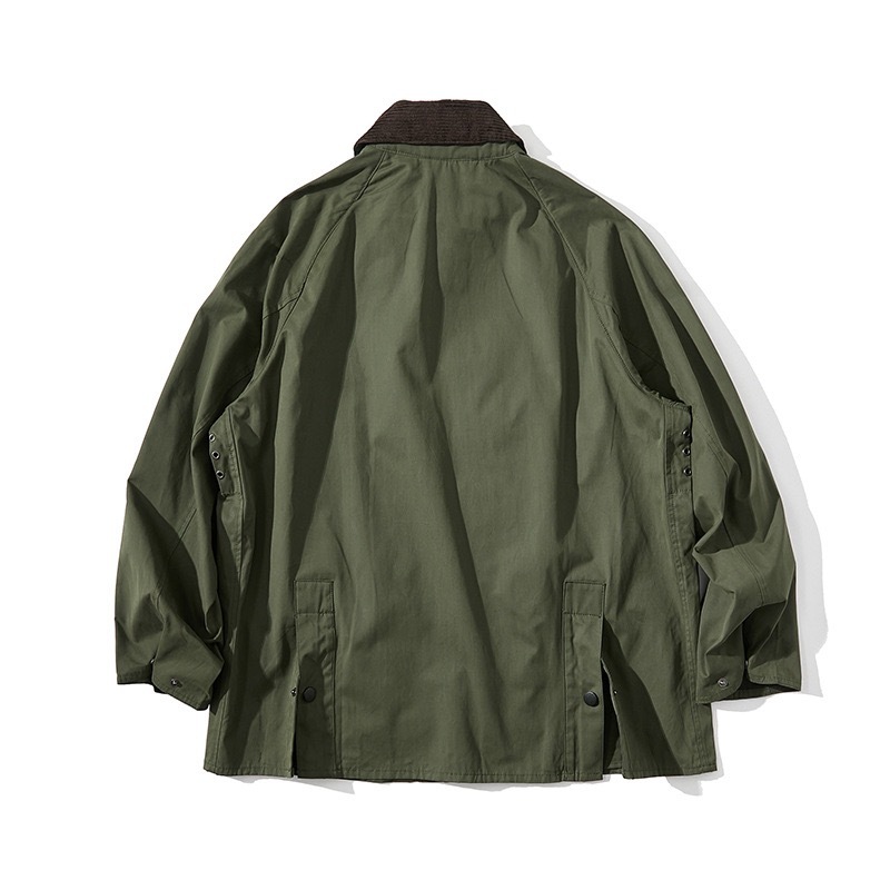 軍綠復古狩獵外套3