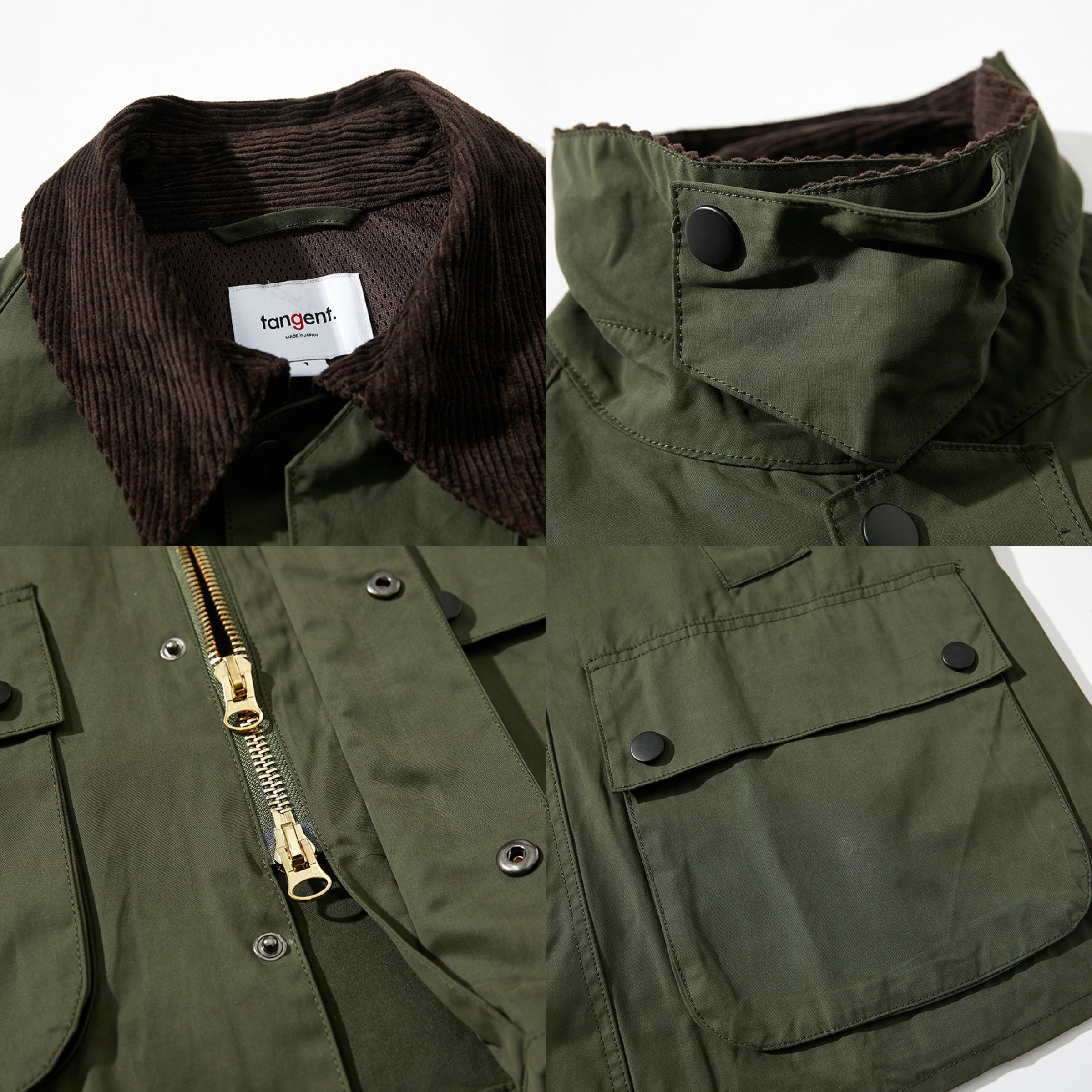 軍綠復古狩獵外套4