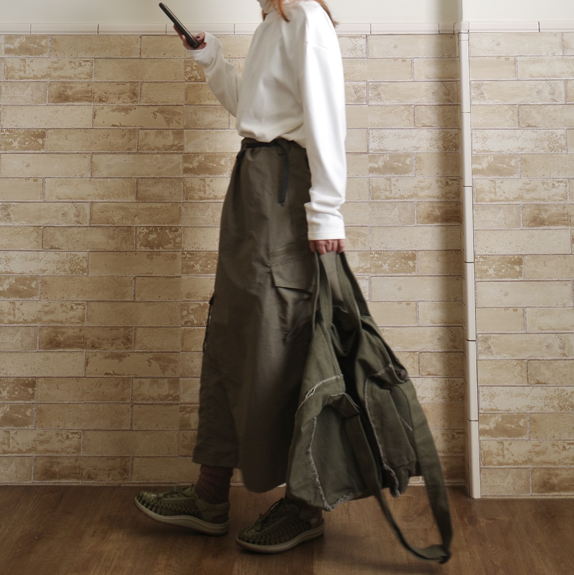 手提斜肩帆布大包包3