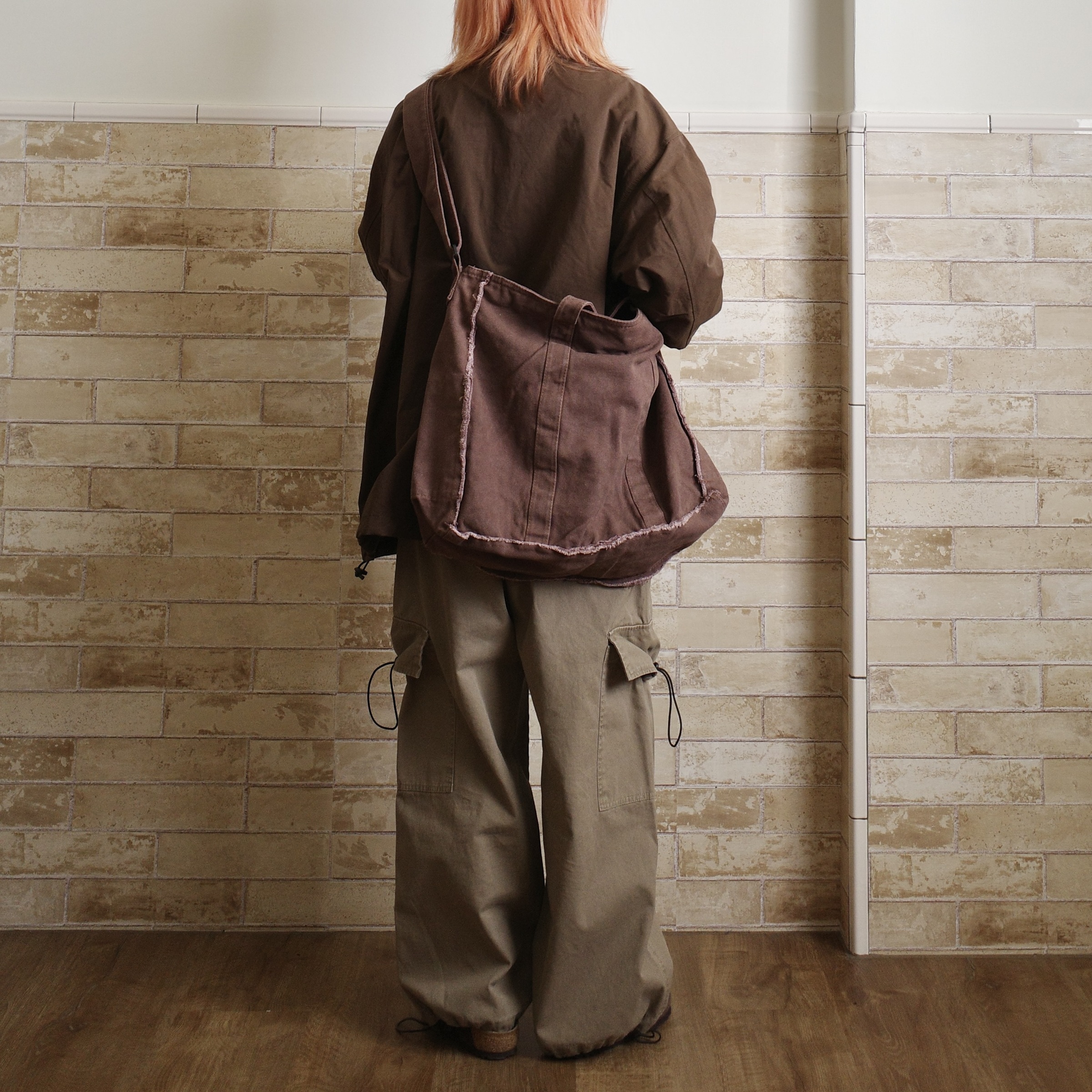 手提斜肩帆布大包包4