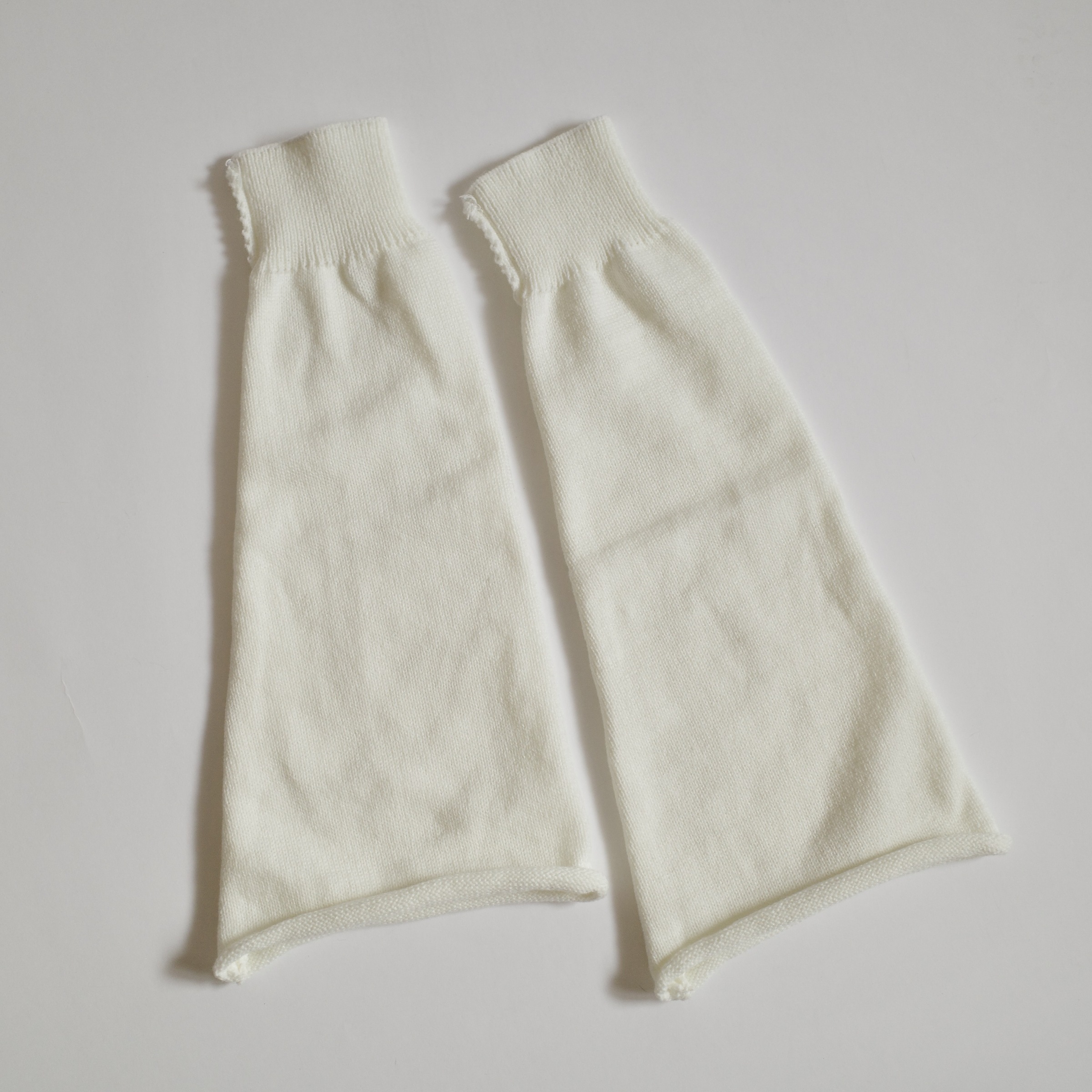 奶油白喇叭襪套5