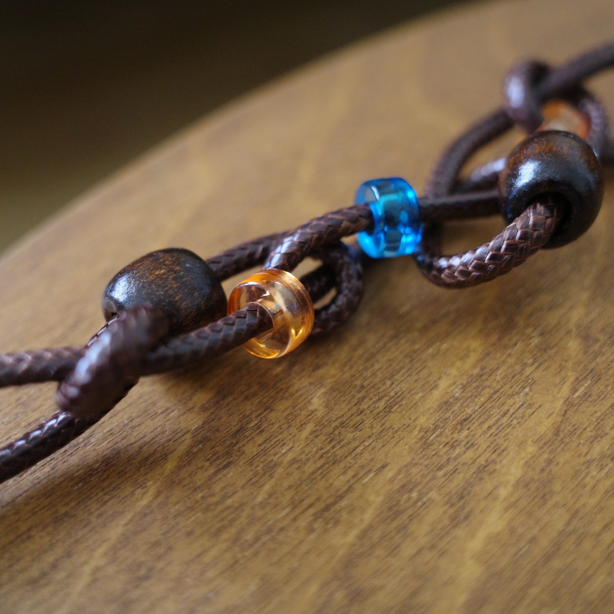 木珠編織銀環頸鏈5